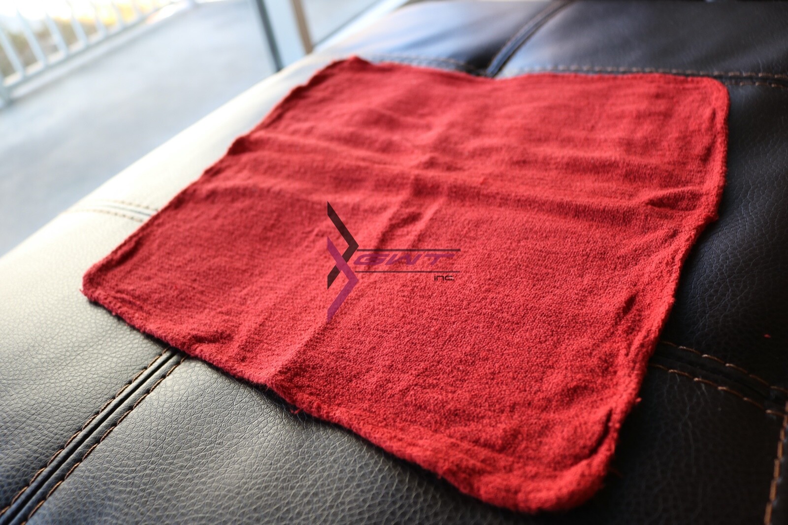 100 Pieces Red Shop Towels Large 13x14 Cleaning Rags, Fast Free Shipping