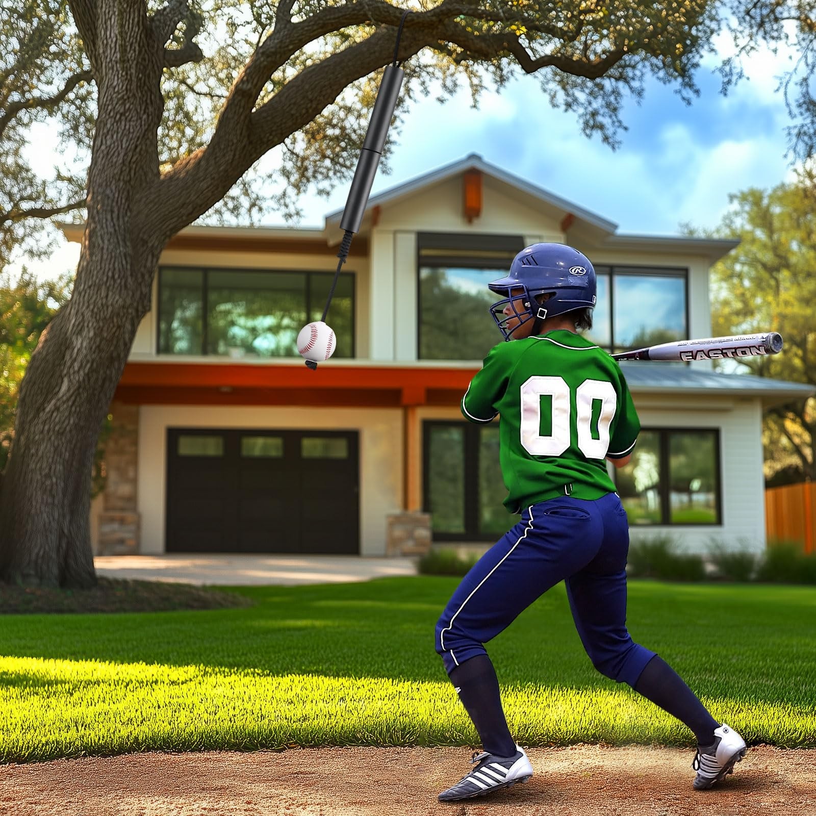 Baseball Softball Hitting Trainer, Batting Swing Trainer for Baseball & Softb...