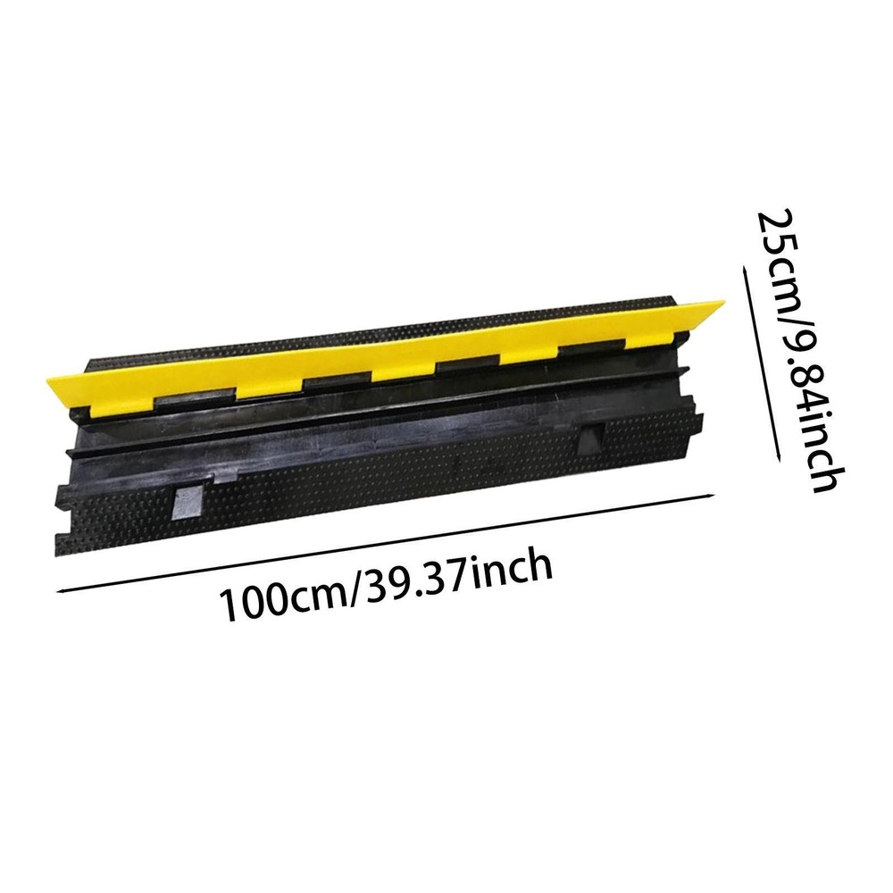 Cable Protector Ramp Sturdy Wire Hose Protective for Outdoor Office Workshop