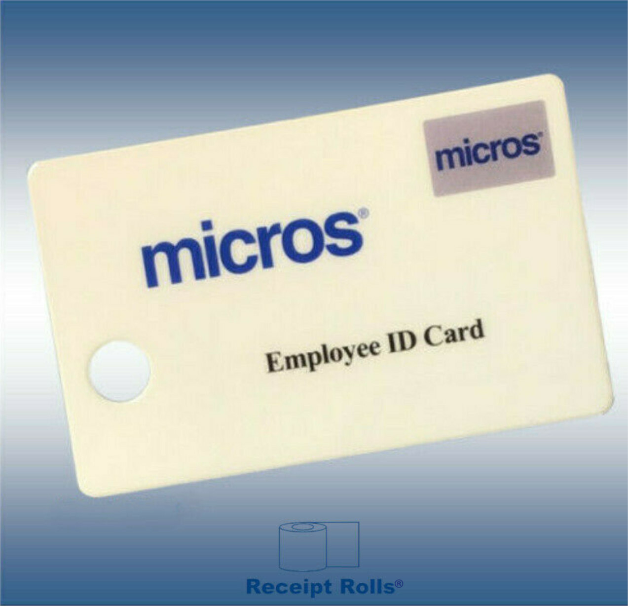 200 Genuine OEM Micros Oracle Magnetic Stripe White Employee Swipe ID Cards
