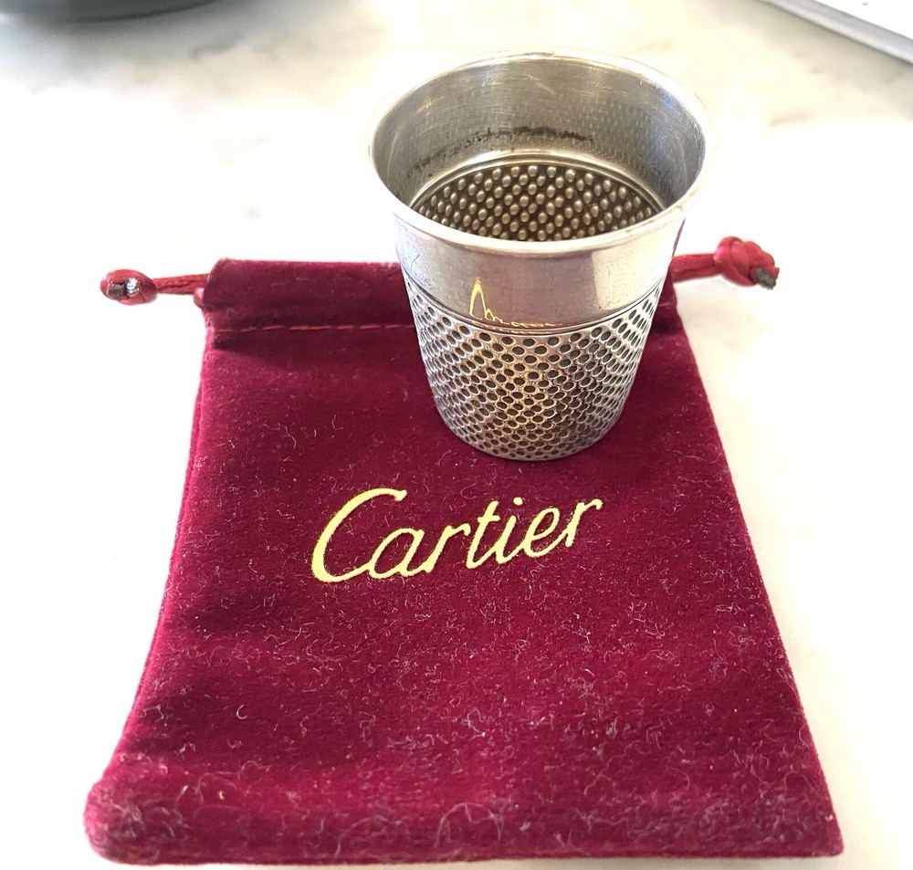 Cartier Sterling Silver Cup. Thimble