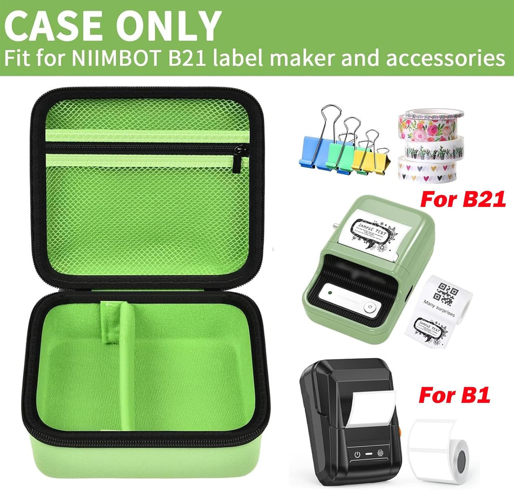 Case Compatible with NIIMBOT B21 / B1 Label Maker Wireless Thermal Label Printer