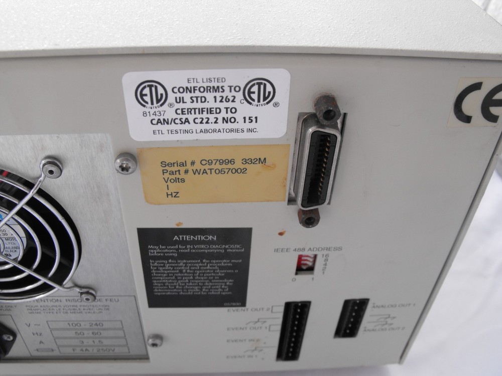 Waters 996 Photodiode Array Detector WAT057002 - WORKING