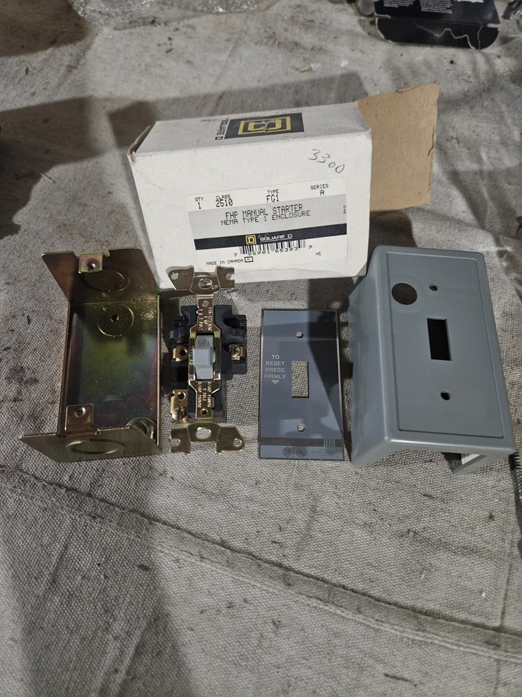 Square D 2510FG1 Manual Starter