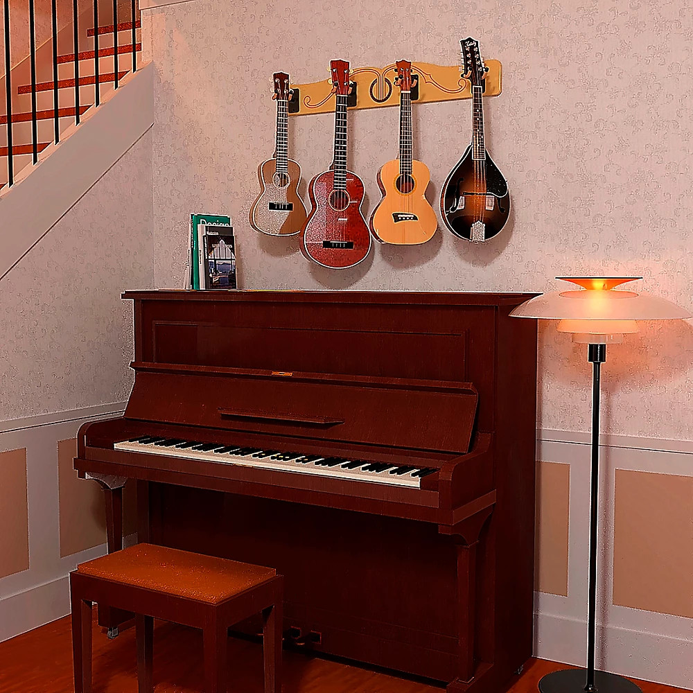 Pro-File Wall Mounted Ukulele & Mandolin Hanger