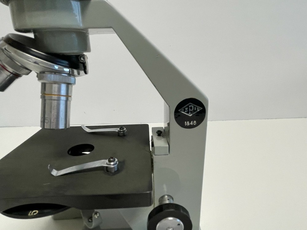 Vintage SPI 1848 Microscope w/ Eyepiece and Objectives