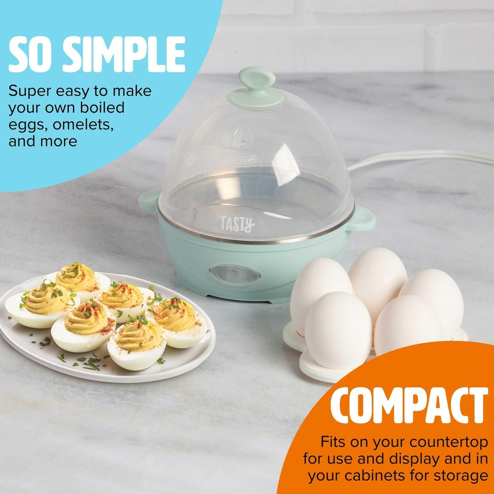 Mini Rapid Egg Cooker, 5-Egg Capacity for Perfect Hard Boiled Eggs or Omelets...
