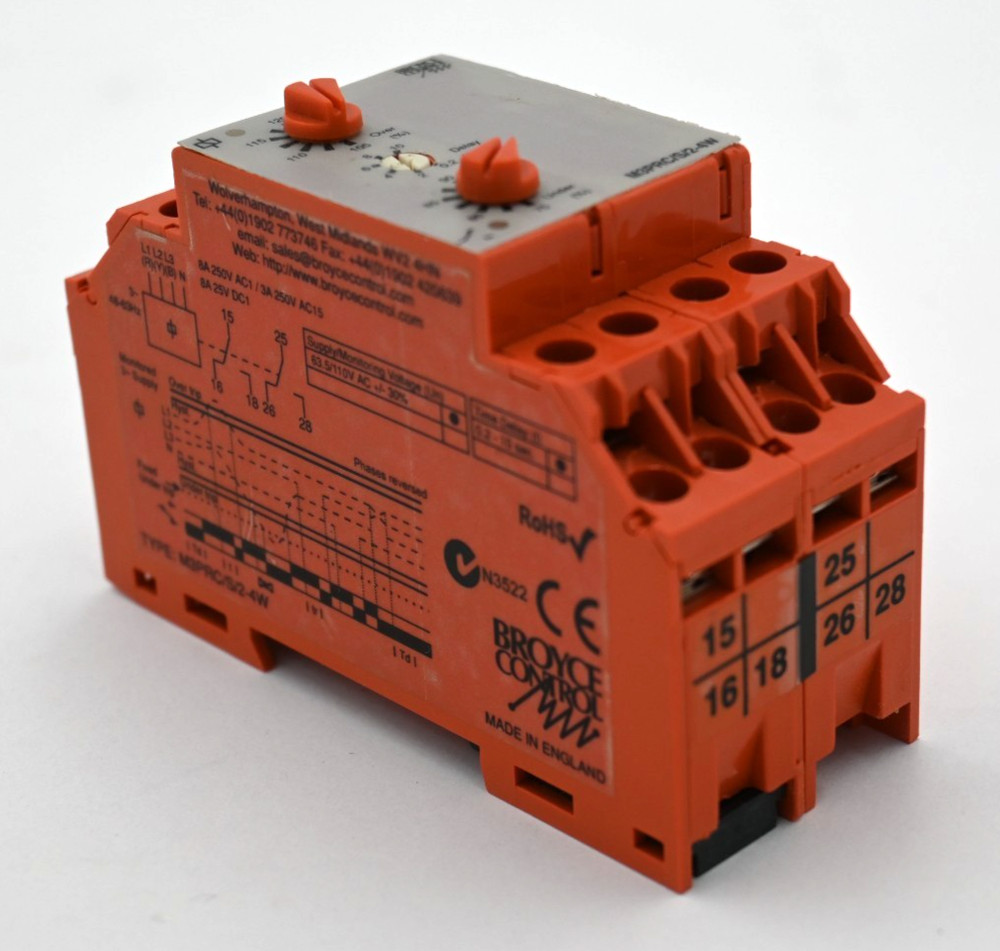 BROYCE CONTROL M3PRC/S/2-4W TIME DELAY RELAY 4W