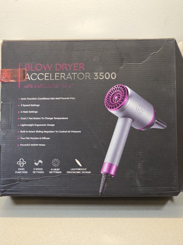 SB2 by Sutra Ionic Blow Dryer Accelerator 3500