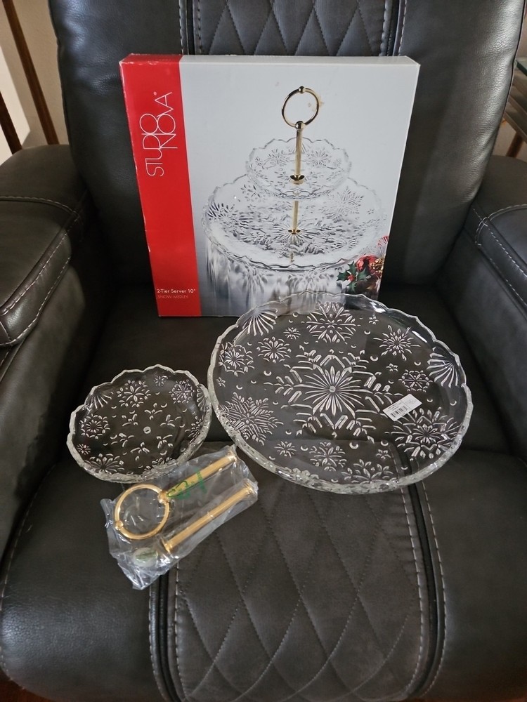 Vintage Studio Nova 2-Tier Server New In Box 10"