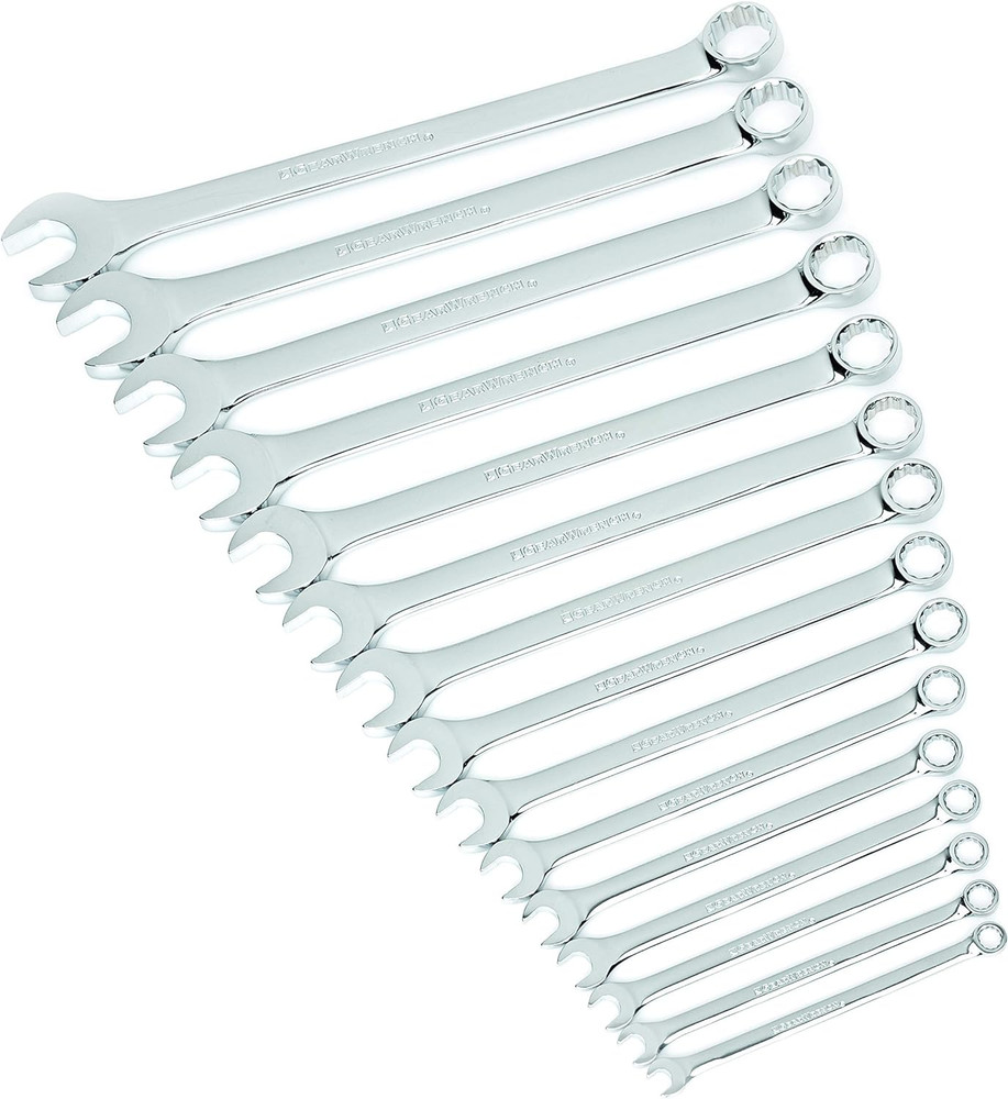 15 Pc. 12 Pt. Long Pattern Combination Wrench Set, SAE - 81901
