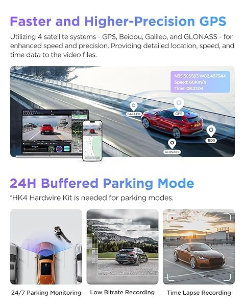 VIOFO A229 PRO 2CH 4K+2K HDR Dash Cam