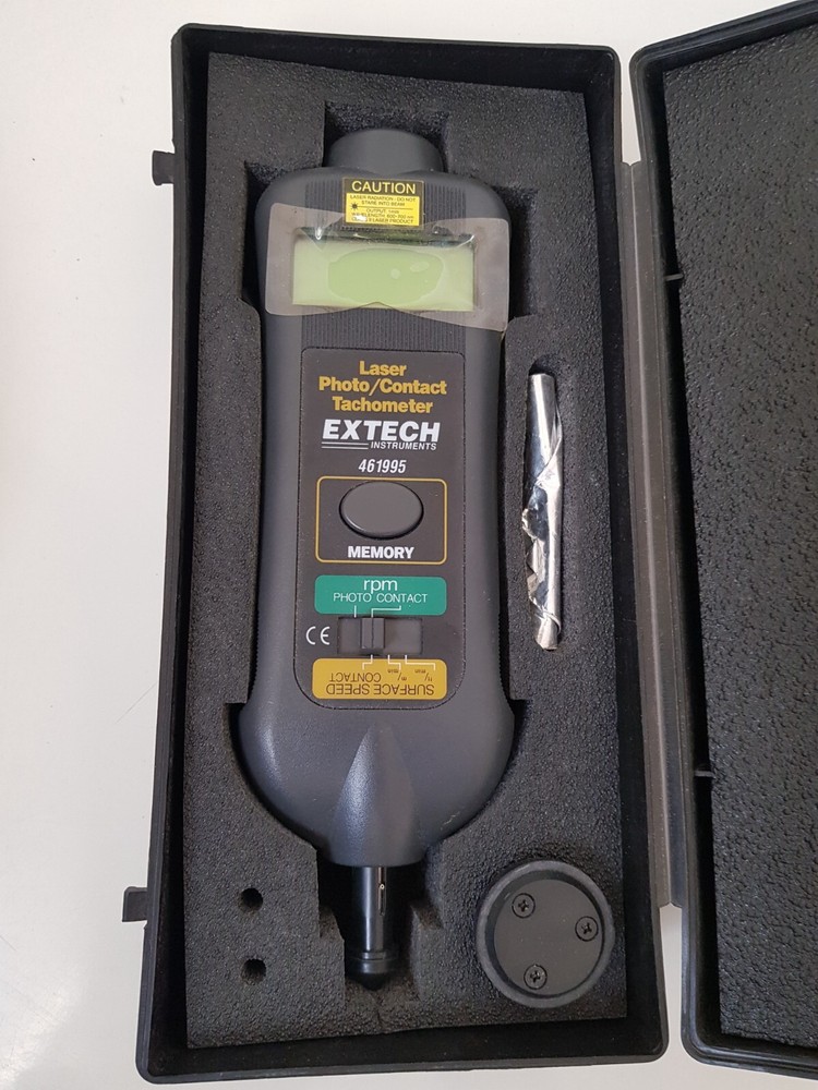 Extech 461995 Combination Contact Laser photo Tachometer