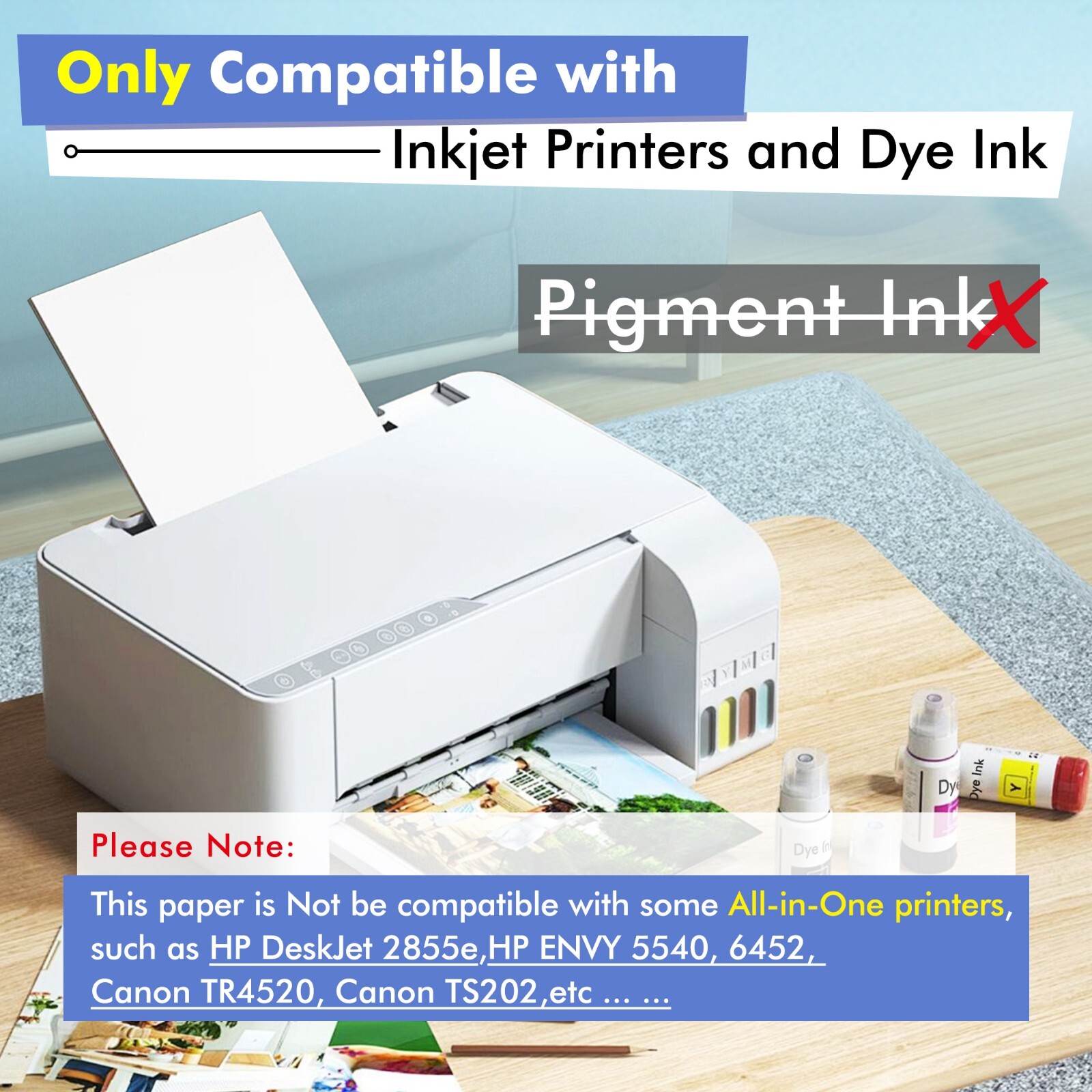 300 Sheet Koala Double Sided Glossy 80LB Photo Paper 8.5x11 Picture Paper Inkjet