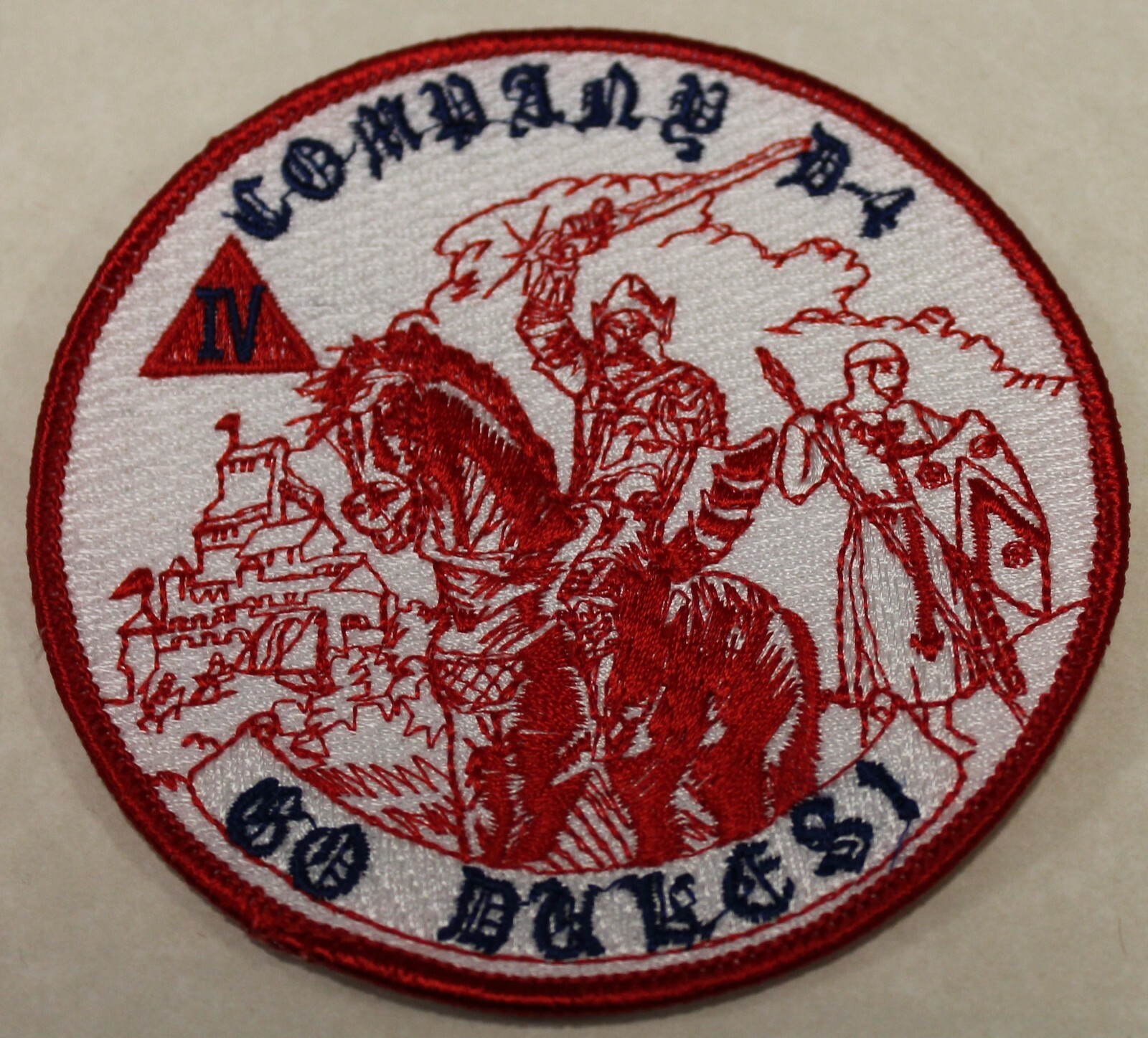 West Point D-4 Company Dukes US Military Academy Army Jacket Patch