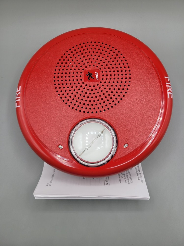 NEW Edwards EST Signal Multi CD Speaker Strobe GCFR-S7VM Red Selectable