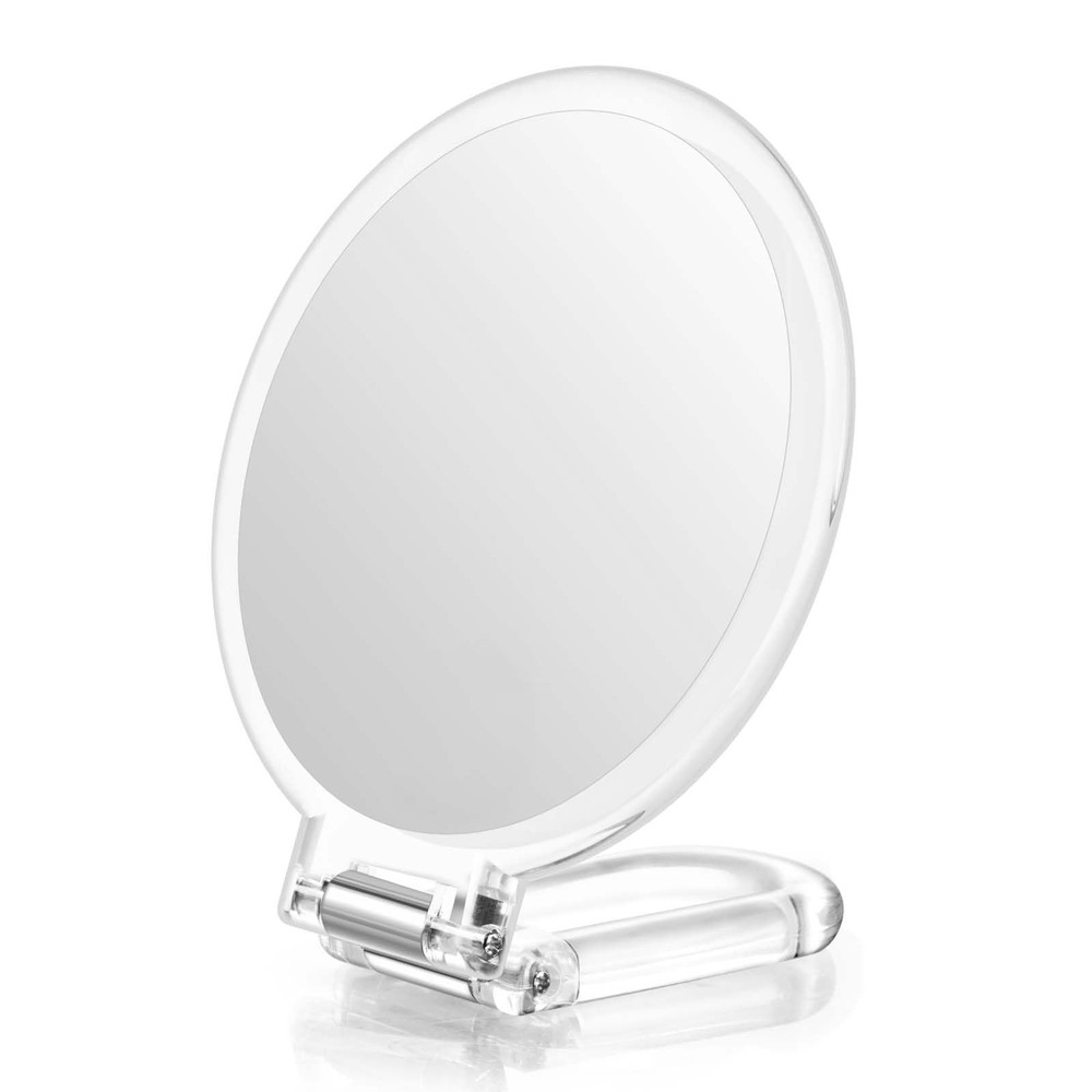 LFOYOU Magnifying Handheld Mirror Double Sided, 1X 15X Magnification Hand Mir...