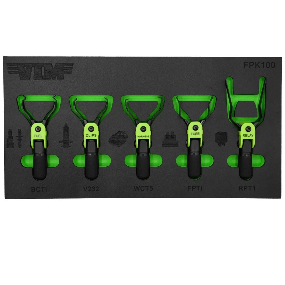 VIM TOOLS  FPK100 5 Piece Flex Finger Plier Set NEW