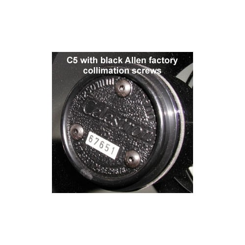 Bobs Knobs Celestron C5 f/10 Secondary Standard Collimation Screw Thread C5std