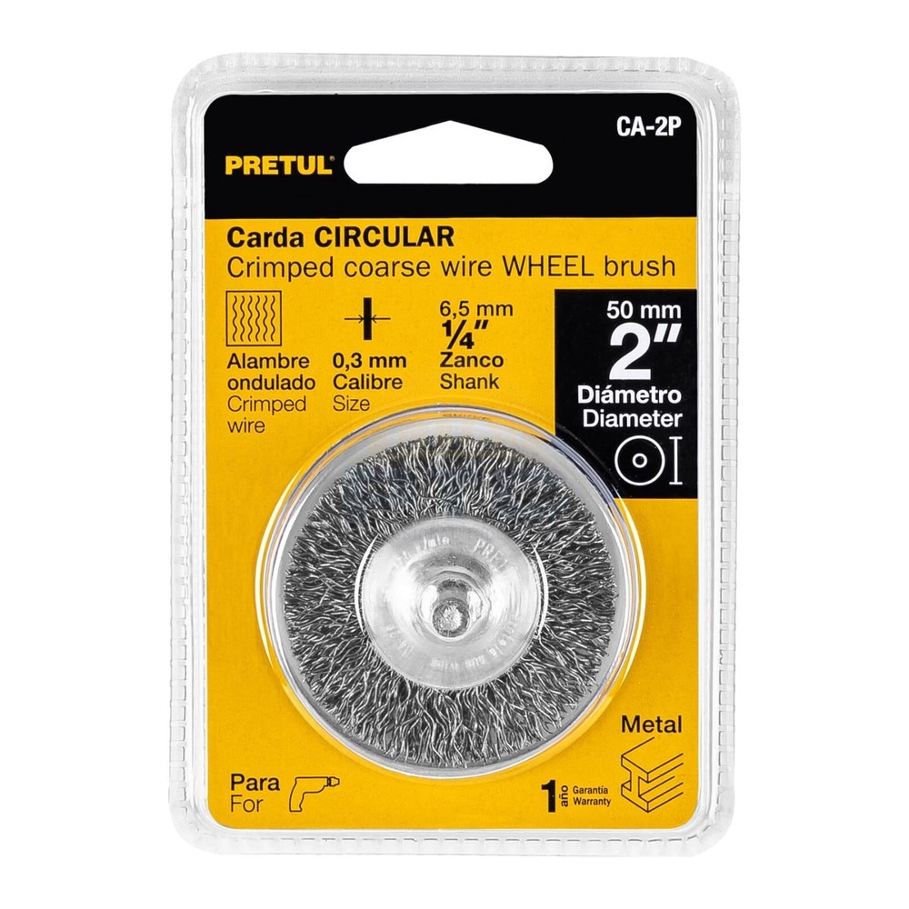 Pretul CA-2P Circular brush 2" thick wire for drill