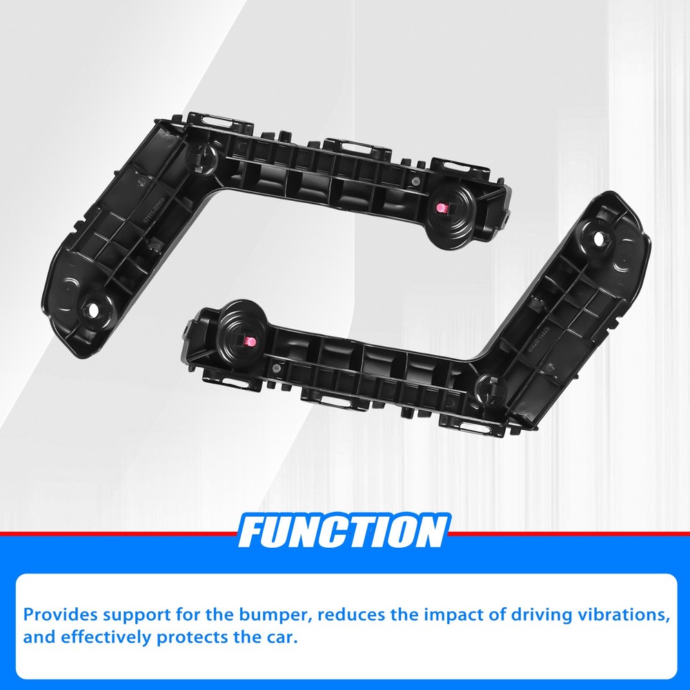 Front Bumper Retainer Bracket Set For 2017 2018 2019 Toyota Corolla Support 2pcs