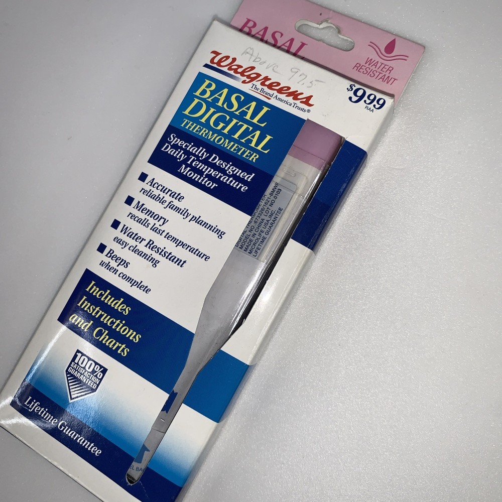 Walgreens Basal Digital Thermometer Water Resistant