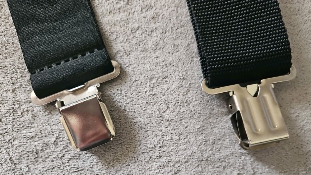 AWP Work Suspenders 2" Adjustable Webbing Black