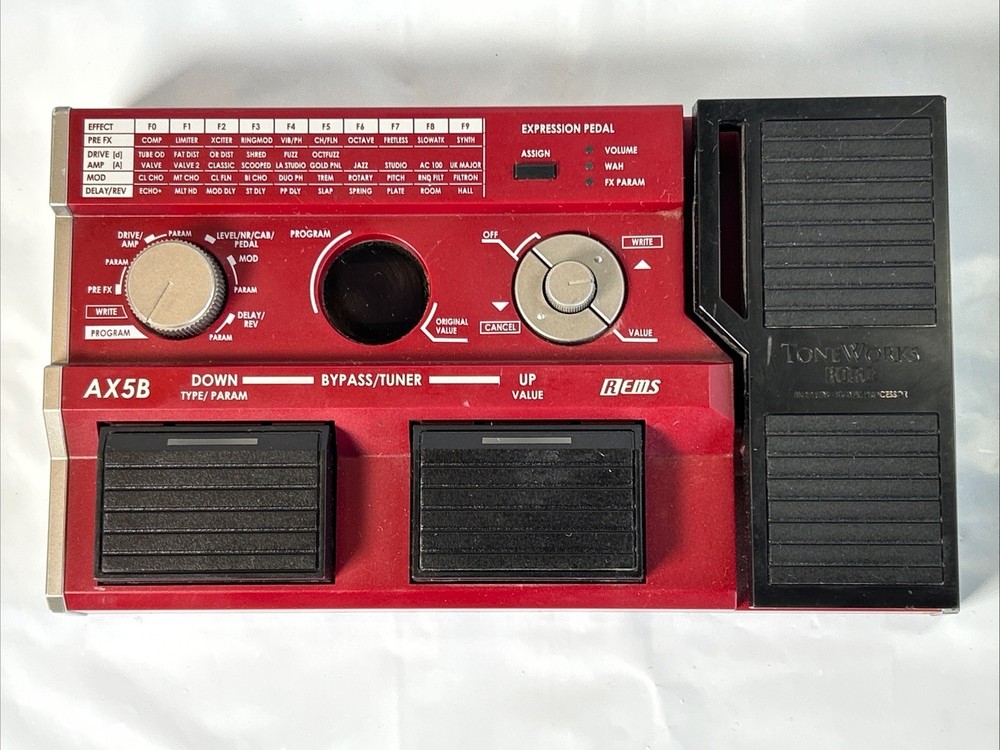 Korg AX5G Multi-Effects Guitar Effect Pedal FX Modeling Signal Processor