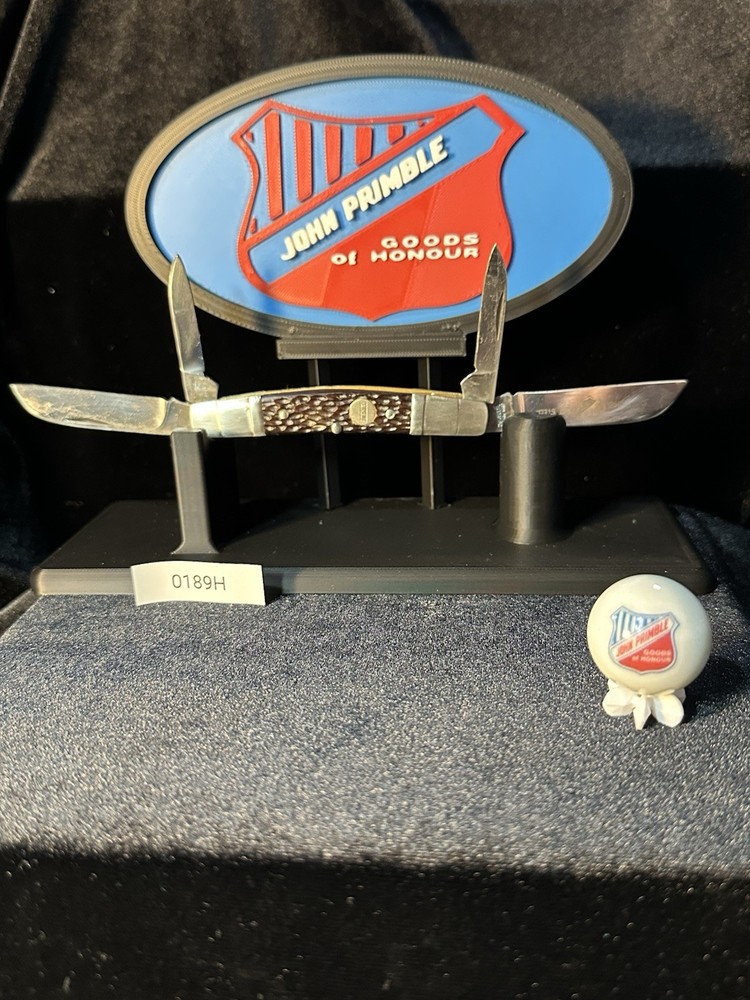 Vintage John Primble 5514 ⭐️ 4 Blade Congress With Etching