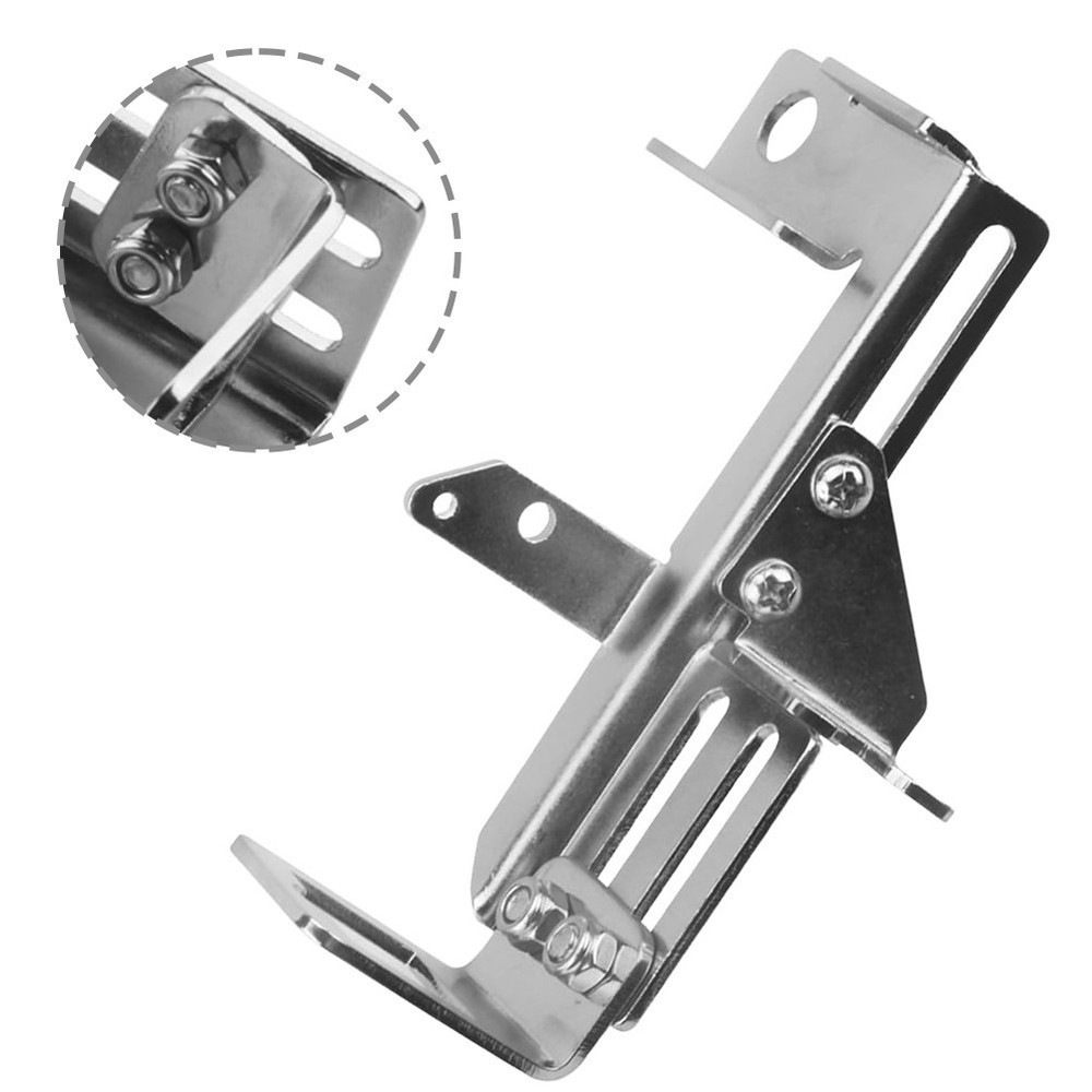Adjustable Chrome Steel Throttle Kickdown Cable Bracket Kit for SBC Models