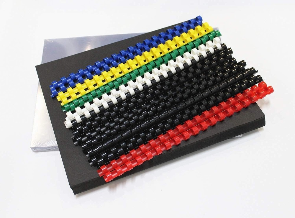 120 Pack Binding Covers & Combs Kit - Professional Quality Document Presentation