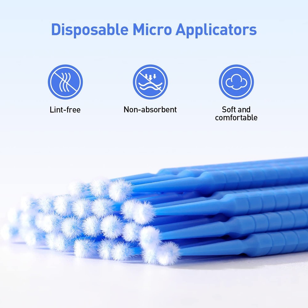 2000/5Boxes Dental Microbrush Micro Brush Applicator Tips Regular/Fine/Ultrafine