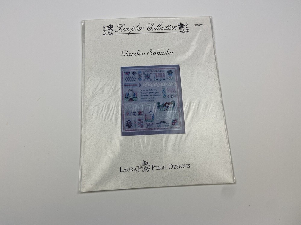 Laura J Perin Design Garden Sampler Needlepoint Pattern Cottage