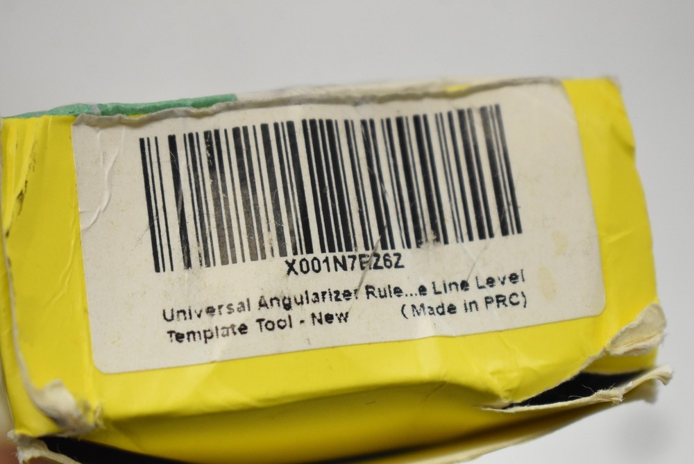 Yakimo Angleizer Template Multi Angle Measuring Ruler Tool W Level Case Yellow