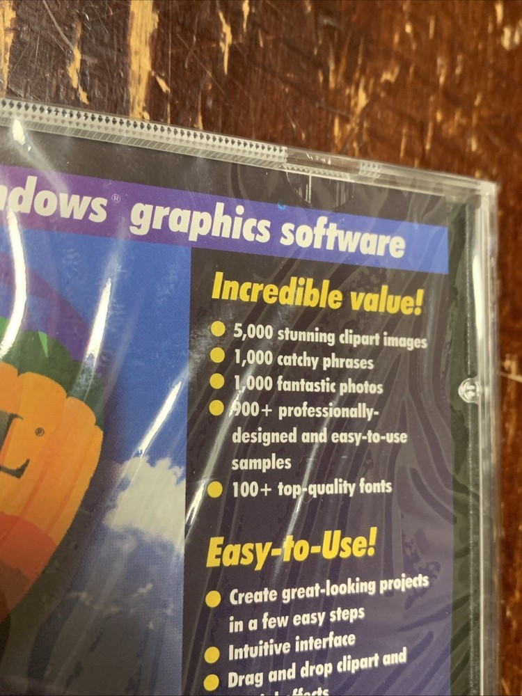 Corel Print House Computer CD - Windows 95 Disc ( New Sealed )