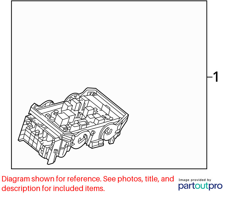 25 CHEVY MALIBU RS FUSE BOX 1.5L ENGINE 42830286