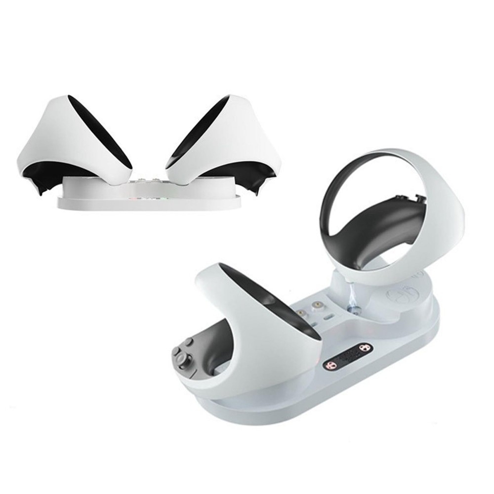 2 IN 1 Charging Dock Stand Base Charger For PS5 PS VR2 Controllers Console