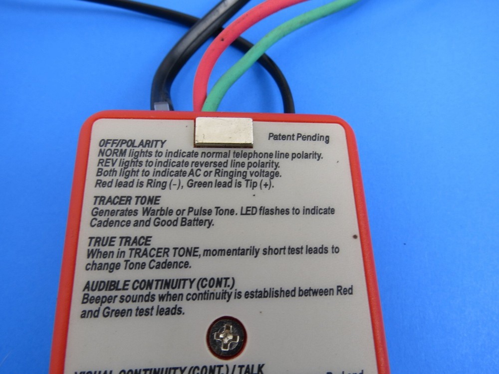 TRIPLETT FOX 2 Line Cable Wire Tracing Device