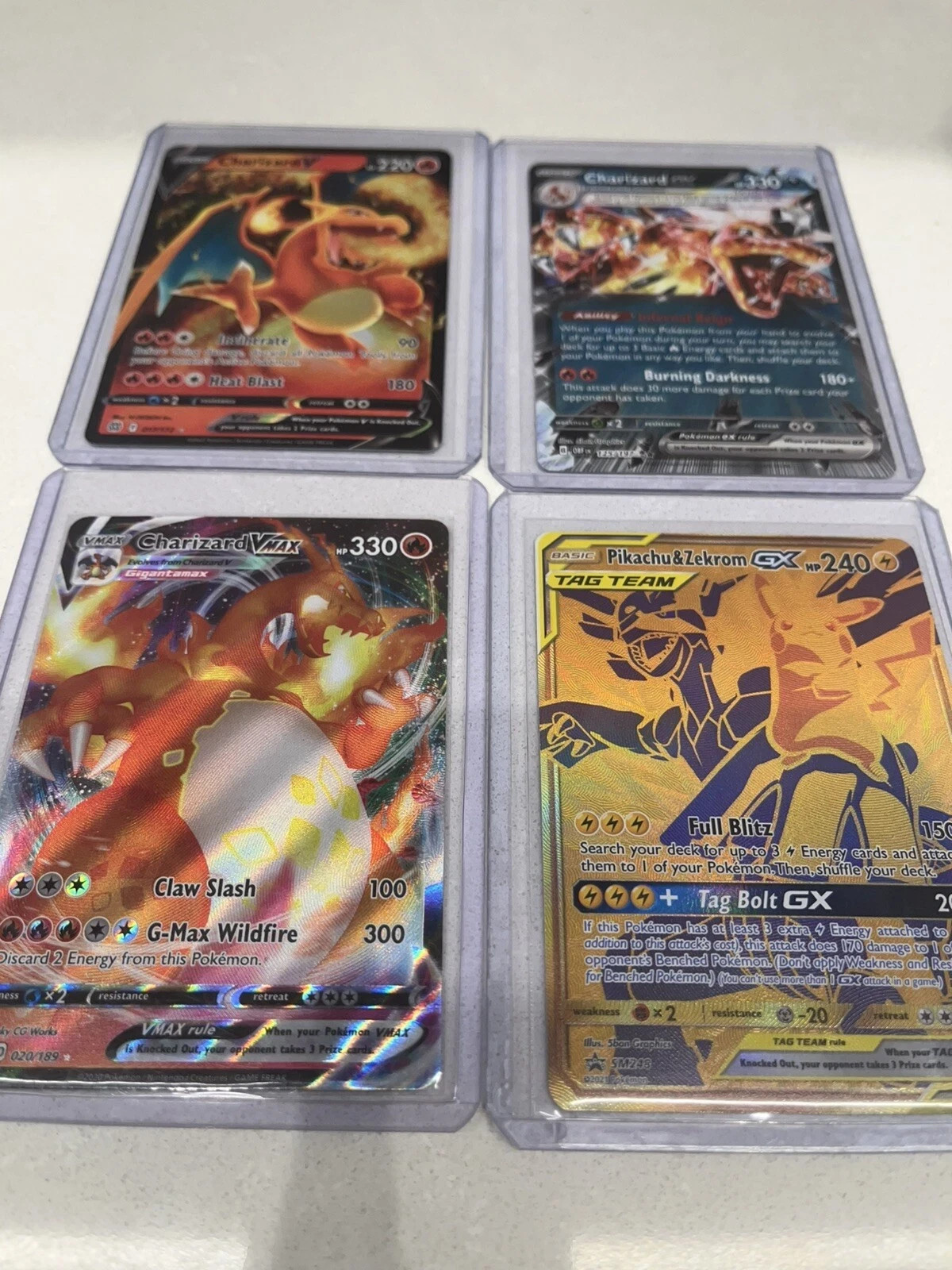 Pokémon GOD PACK Charizard Lot 5 Cards Ultra Rare GX EX V VSTAR Rainbow READ DES