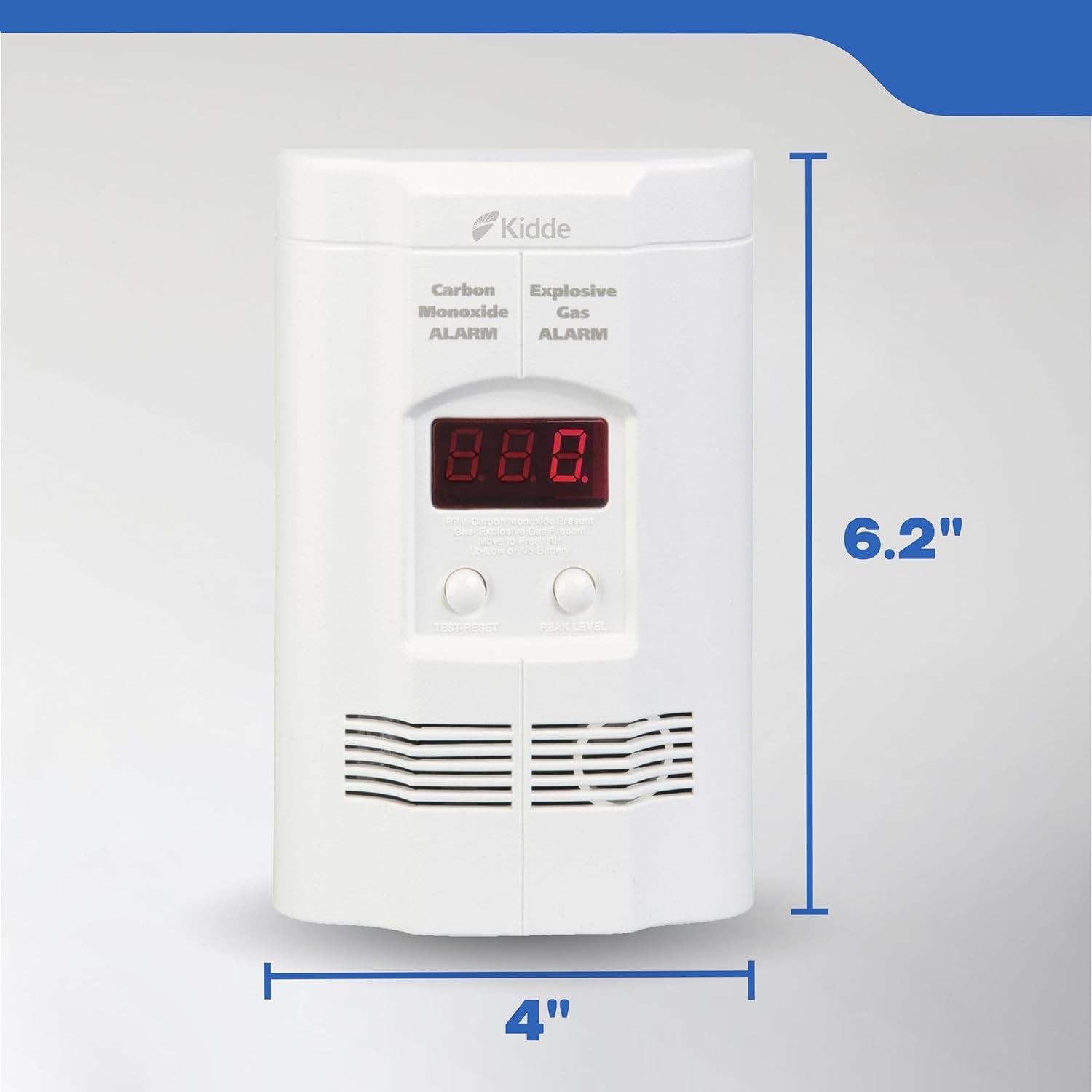 Kidde KN-COEG-3 Explosive Gas Alarm Carbon Monoxide Alarm Detector with Battery