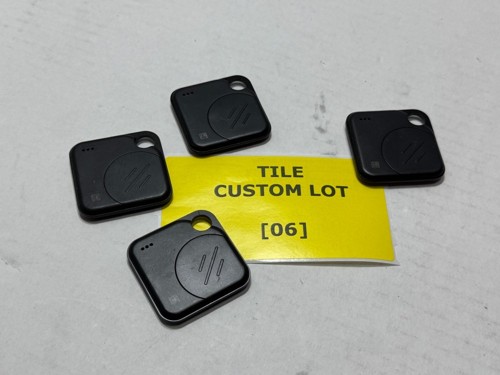 [4-PACK] TILE PRO BLUETOOTH TRACKER ITEM FINDER - CUSTOM LOT [06]