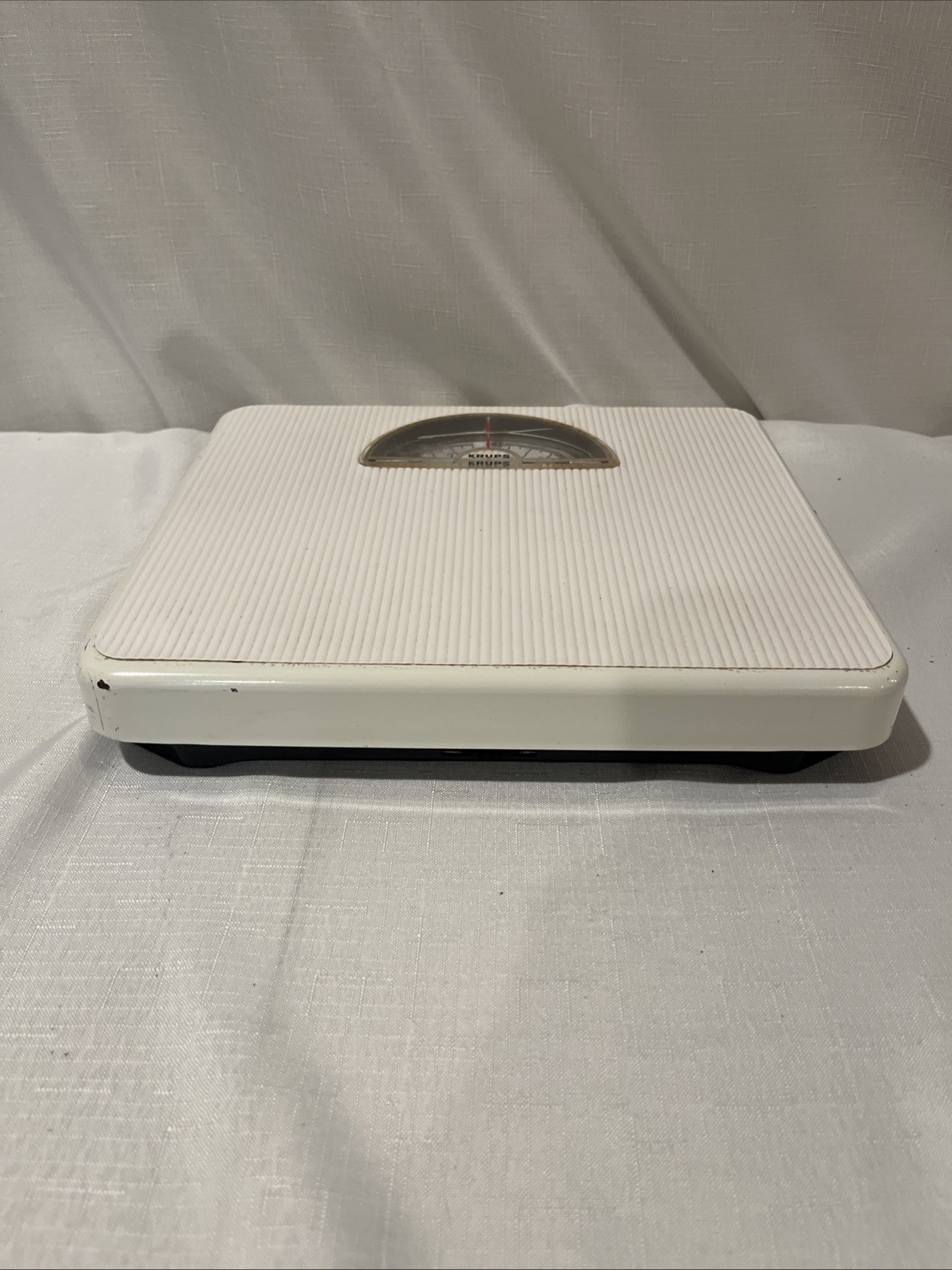 Vintage KRUPS 280 lb Scale White Made In Ireland