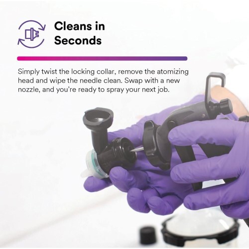 3M Performance Gravity HVLP Atomizing Head Refill Kit, 1.4 mm, Orange, 5-Pack