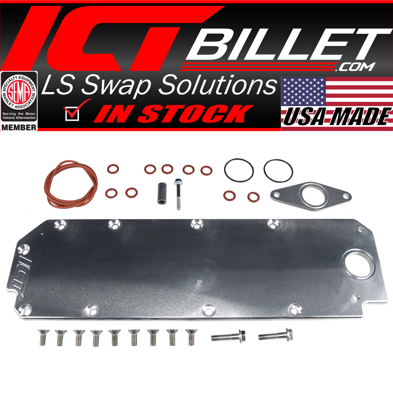 Gen 5 LT1 2014 to 2018 Valley Cover Pan LT Lifter Valley Plate O-ringed