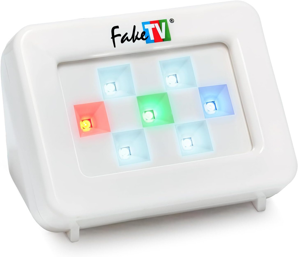 FTV-7 White – Advanced Home Security Television Simulator – Theft Deterrent – En