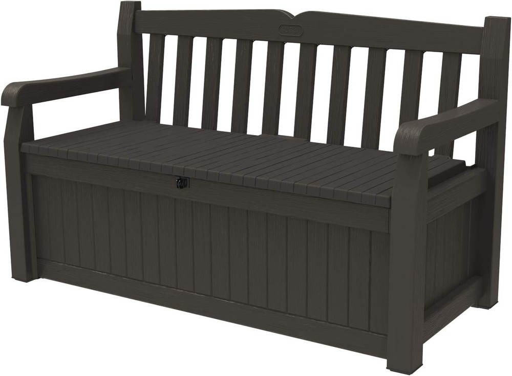 Front Porch Deck Box Solana 70 Gallon Storage Bench