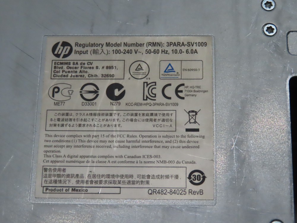 HP 3PAR StoreServ Storage Array Node Controller 3PARA-SV1009