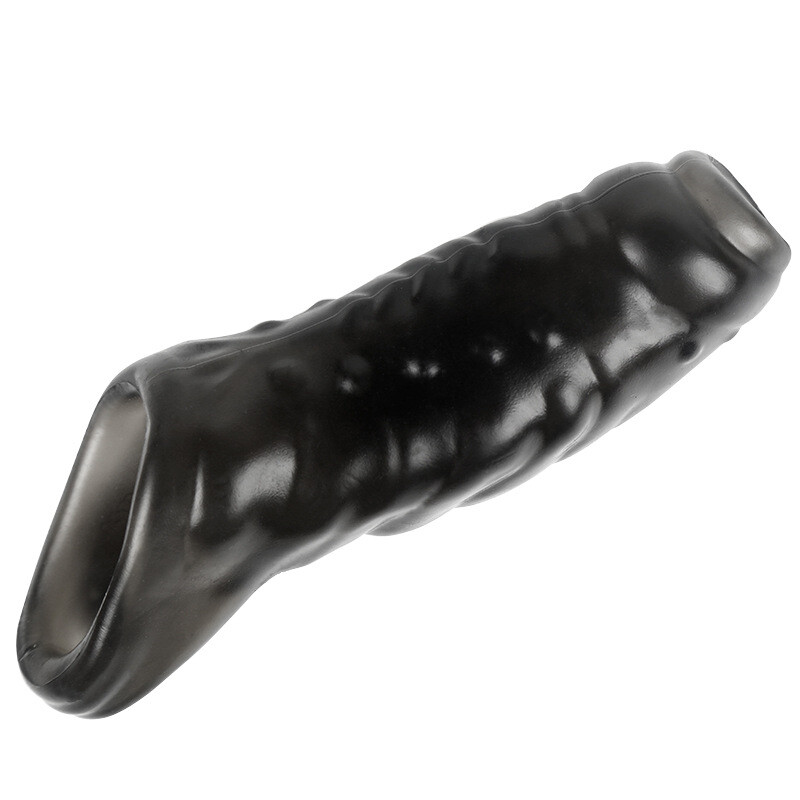 Reusable Condoms Delayed Ejaculation Bigger Glans Penis Enlarger Sleeve Extender