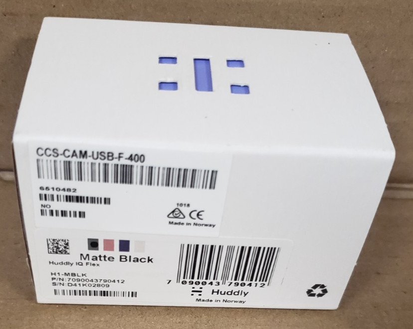 NEW! Crestron CCS-CAM-USB-F-400 Huddly IQ Camera (CAMERA ONLY!)