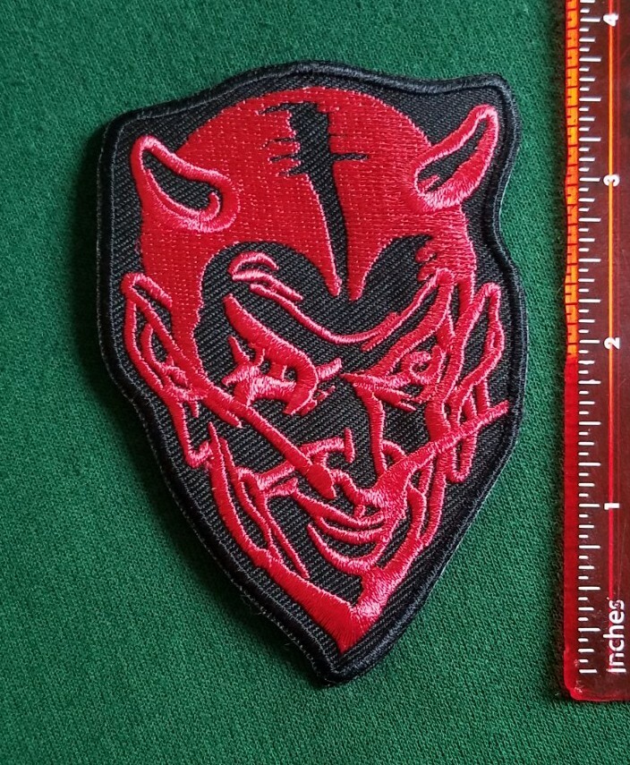 Vintage Devil OUTLAW Motorcycle Jacket Hot Rod Vest Biker Patch